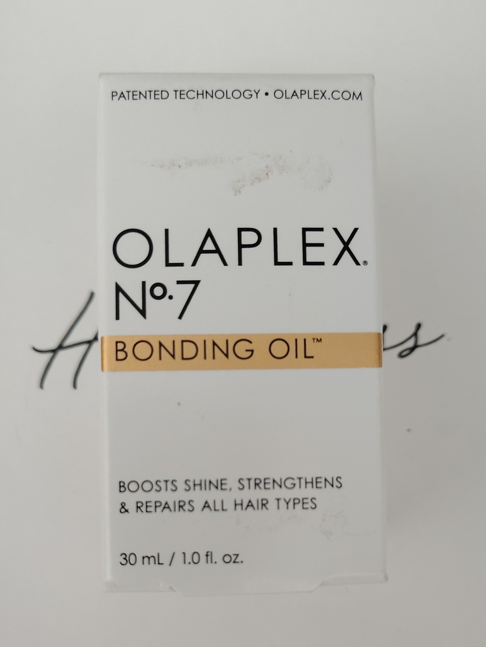 OLAPLEX No.7 Bonding Oil - White & Gold Accent